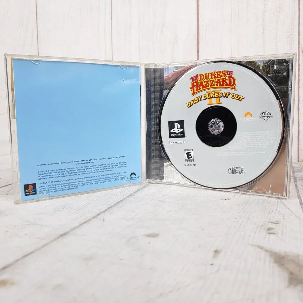 The Dukes of Hazzard II Daisy Dukes It Out Sony PlayStation 1 Video Game CD USED
